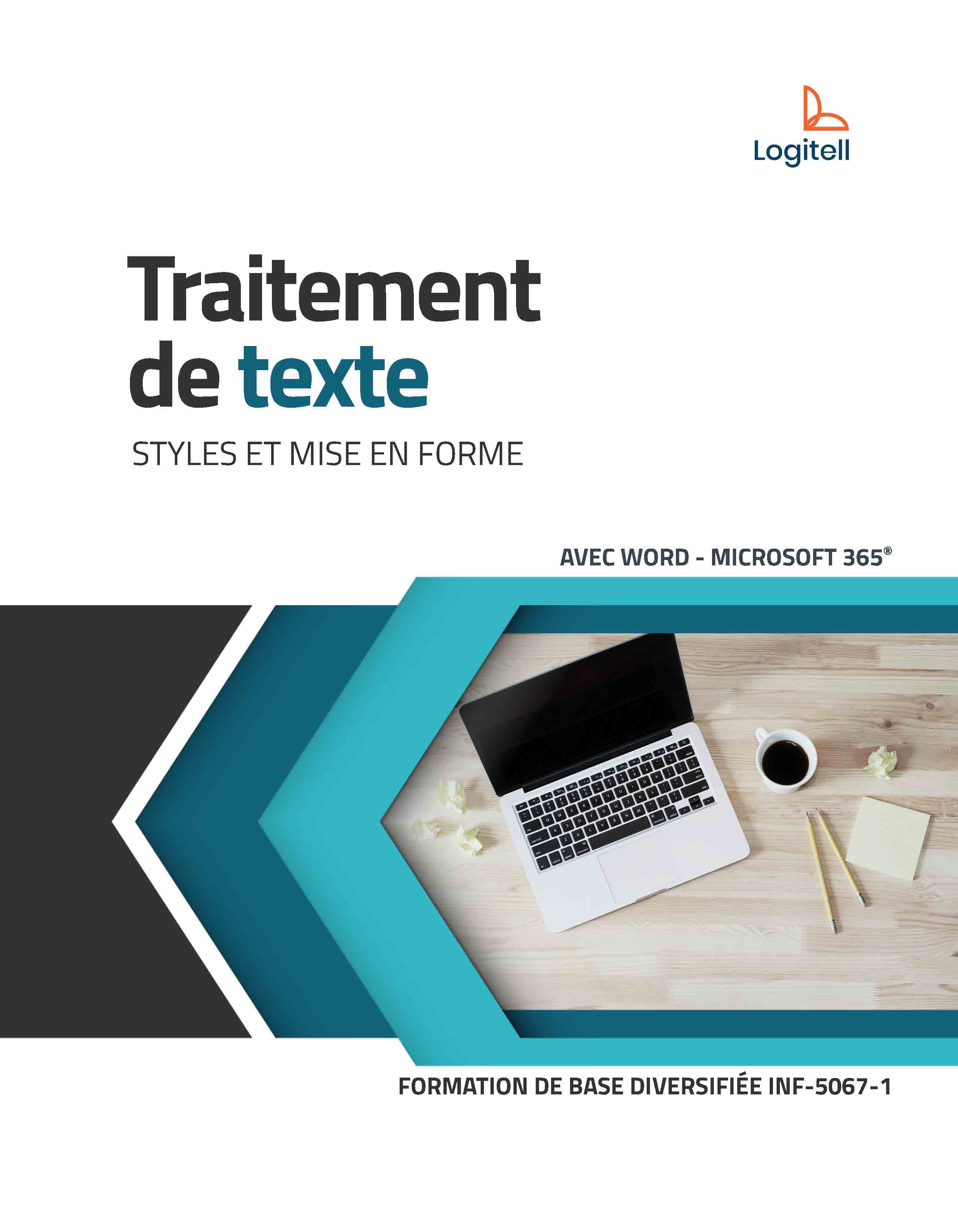 Couverture du manuel Traitement de texte, styles et mise en forme