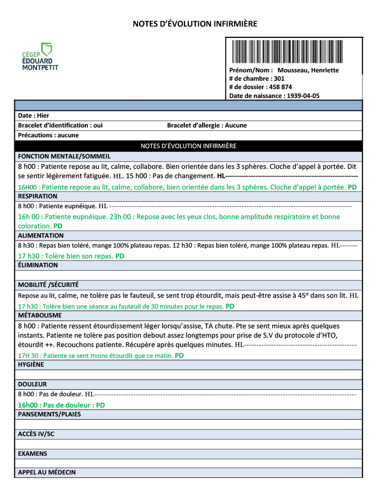 Note au dossier Jour 1