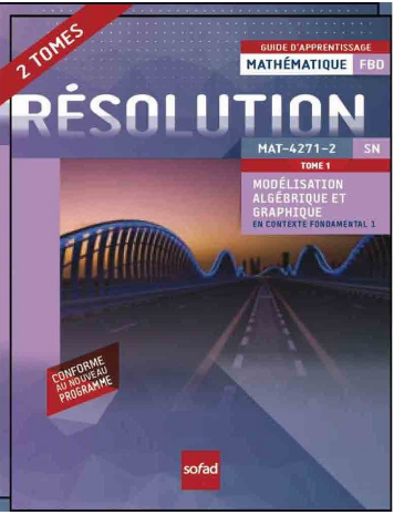 Hugo Mat-4271: Modélisation algébrique et graphie en contexte fondamental 1