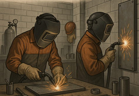 C09 - Soudage d'acier (FCAW) – positions à plat et horizontale